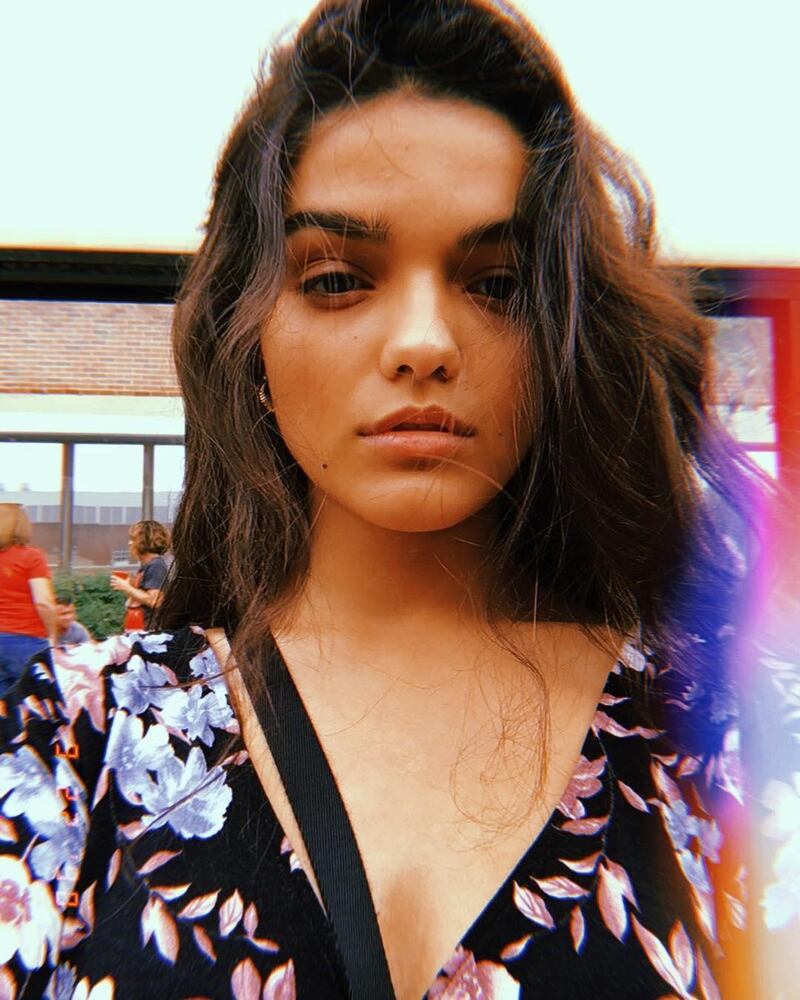 The 17-year-old Colombian-American actress is cast as Maria in Steven Spielberg's remake of 'West Side Story'. Instagram / Rachel Zegler