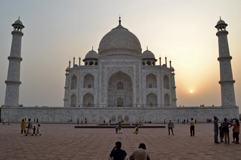 Premier Inn ranked the top 10 trending landmarks of 2022 by analysing Pinterest and Google search data. No 1 is Taj Mahal in Agra, India. AFP