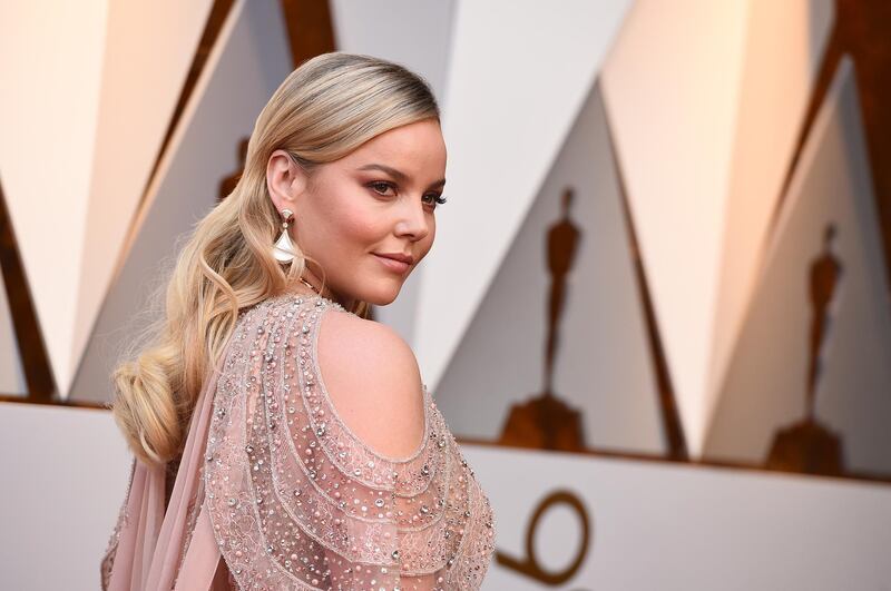 Abbie Cornish, who played a key character in Three Billboards Outside Ebbing, Missouri, arrives at the Oscars. Jordan Strauss/Invision/AP