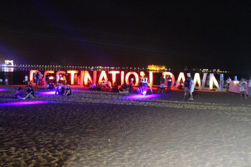 Destination Dawn DJ in Ras Al Khaimah. Jason Von Berg / The National