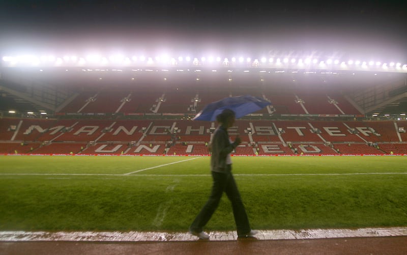 Old Trafford after the match between Manchester United and Urawa Red Diamonds has been cancelled in August, 2004. Reuters
