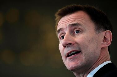 Britain's Foreign Secretary Jeremy Hunt said if a deal was agreed close to the March 29 deadline, an extension may be needed. AFP 