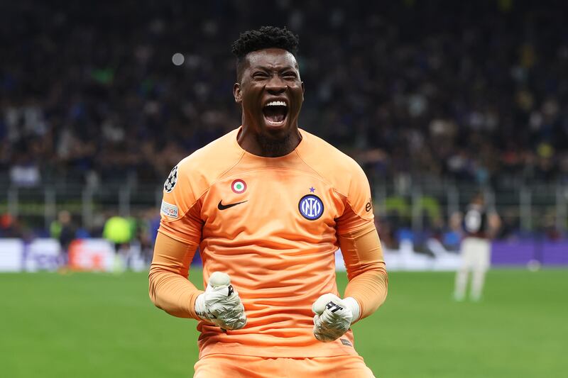 Andre Onana is reportedly Manchester United's top target to become their new No 1 goalkeeper. Getty