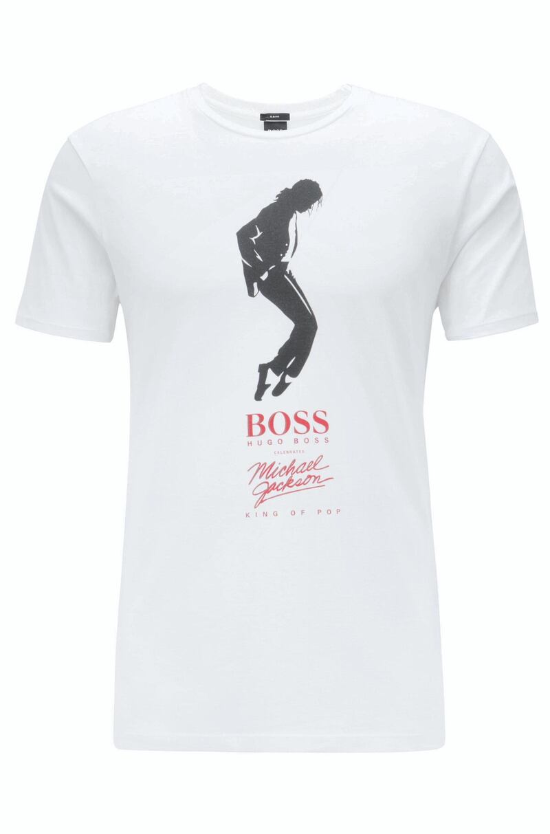<p>T-shirt with a signature MJ dance move&nbsp;</p>
