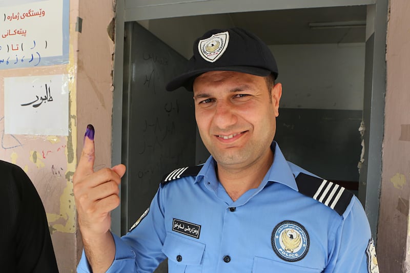 Approximately 5 million Kurds in Iraq are registered to vote. Khalid Mohammed / AP Photo