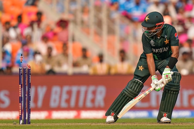 Babar Azam - 7. The captain soaked up all the pressure from a partisan crowd. A hundred was there for the taking, but decided to late cut a Siraj in cutter. Pakistan lost the plot from there. EPA