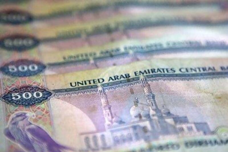 Gloomy economic data suggests the UAE economy may be at risk  from  a global growth slowdown. Pawan Singh / The National