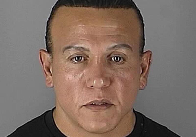 Cesar Altieri Sayoc appears in Minneapolis, Minnesota, U.S. in this August 31, 2005 handout booking photo obtained by Reuters October 26, 2018.    Hennepin County SheriffÕs Office/Handout via REUTERS     ATTENTION EDITORS - THIS IMAGE WAS PROVIDED BY A THIRD PARTY.   THIS PICTURE WAS PROCESSED BY REUTERS TO ENHANCE QUALITY. AN UNPROCESSED VERSION HAS BEEN PROVIDED SEPARATELY.