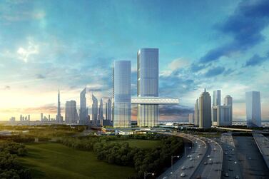 The spectacular One Za’abeel project is due to be completed next year. Courtesy Ithra Dubai    