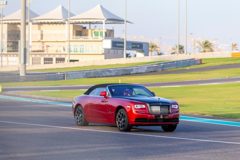 A driver heads into the fastest part of the North Circuit. Courtesy Abu Dhabi Motors