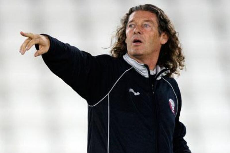 Bruno Metsu during his time as Qatar manager - he now faces the challenge of replacing Diego Maradona at Al Wasl
