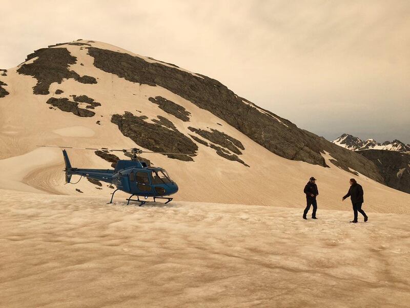 "Carmelised" snow caused by dust from Australian bushfires is seen near Franz Josef glacier in the Westland Tai Poutini National Park, New Zealand. Reuters