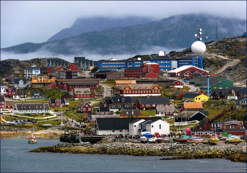 Greenland's capital city Nuuk is surrounded by nature.