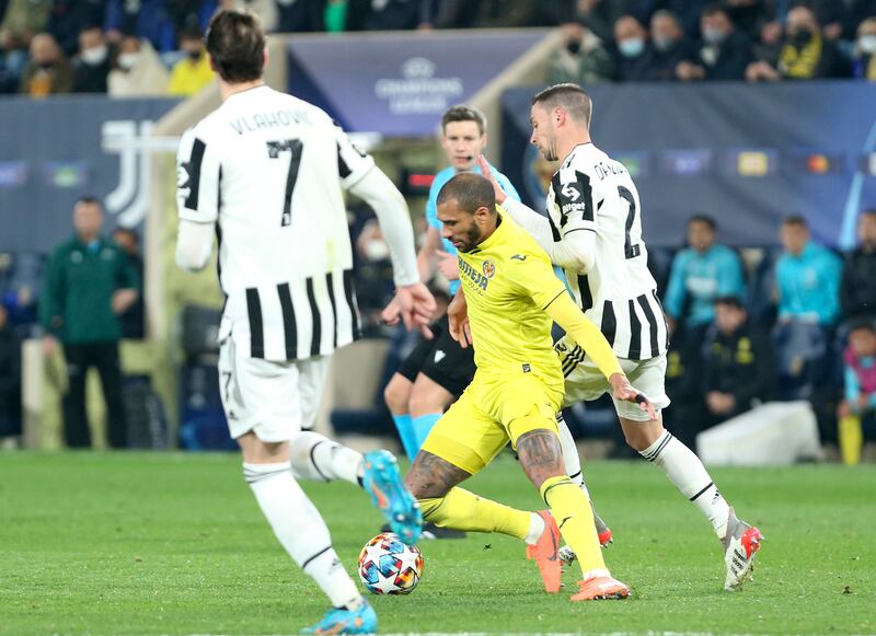 LEFT MIDFIELD: Etienne Capoue (Villarreal) - An immense display from the former Spurs and Watford player against a compact Juventus midfield. Capoue helped wrestle Villarreal back into the contest after a damaging early setback. His perceptive pass created the equaliser in the 1-1 draw. AP Photo