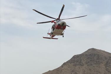 The National Search and Rescue Centre carried out the rescue with the air wing department of Ras Al Khaimah Police. The National Search and Rescue Centre