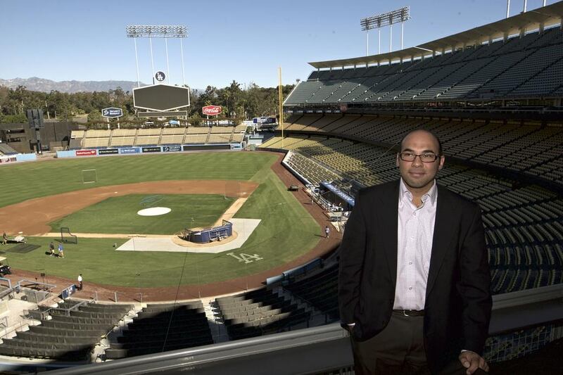 Farhan Zaidi was named general manager of MLB's Los Angeles Dodgers in November. Damian Donvarganes / AP