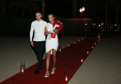 The Big Proposals's clients Ben Davis and Charlotte Newell from London also plan to return to Dubai to get married 