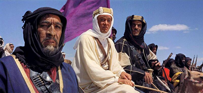 Anthony Quinn, Peter O'Toole, and Omar Sharif in Lawrence of Arabia (1962) IMDb