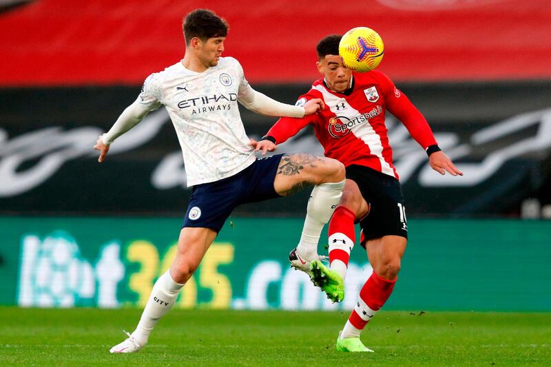 John Stones - 8. Won everything in the air and didn't put a foot wrong all match. AFP