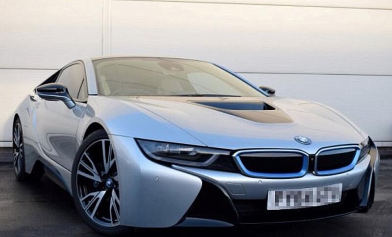 Everton footballer Wayne Rooney listed his BMW i8 (2016) for £65,000, which was £5,000 more than an equivalent motor.