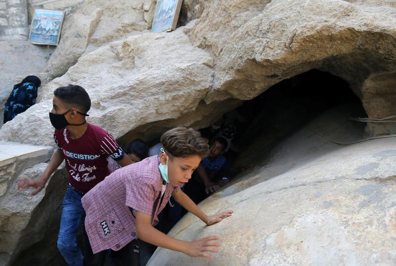 Many believe the Holy Family traveled from Maadi to Upper Egypt by boat until they reached Qusquam, where they stayed for six months in a cave. The Muharraq Monastery is said to be built on the very site where the Holy Family settled. Reuters