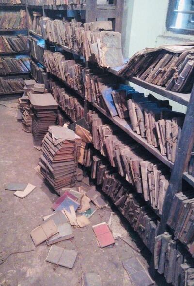 Contents of a library co-founded by Rabindranath Tagore, who wrote the Indian national anthem. Rahul Sagar