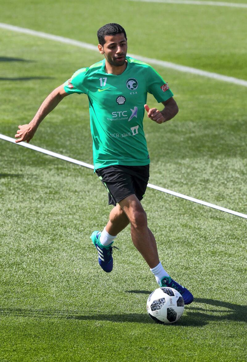 <p>A Saudi Arabia player. Courtesy Saudi Arabia Football Federation</p>
