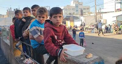 Families are struggling to feed their children with an increased risk of acute starvation in the war-pounded enclave. Photo: Mohamed Solaimane
