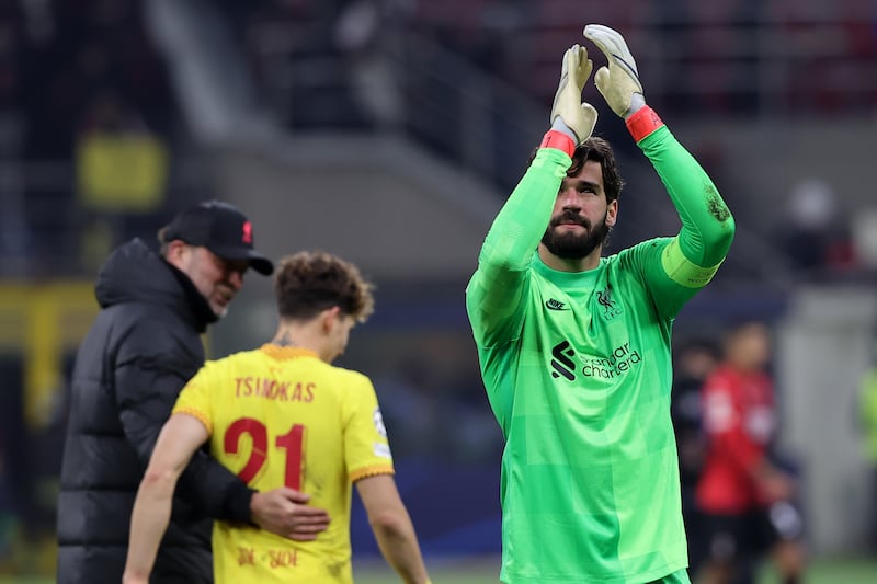 LIVERPOOL RATINGS: Alisson Becker - 7: The Brazilian was surprised that the corner was let through for Milan’s goal but he made an excellent save from Kessie late on to maintain the victory. PA