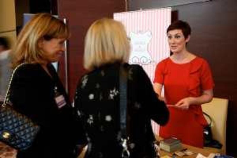 DUBAI, UNITED ARAB EMIRATES, Mar 29 : Claire Fenner, Co-founder of Heels & Deals during the Get Connected networking event held at the Address hotel in Dubai Marina in Dubai. (Pawan Singh / The National) For Personal Finance. Story by Lizzy