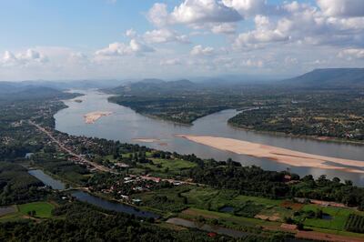 FILE PHOTO: A view of the Mekong river bordering Thailand and Laos is seen from the Thai side in Nong Khai, Thailand, October 29, 2019. REUTERS/Soe Zeya Tun/File Photo