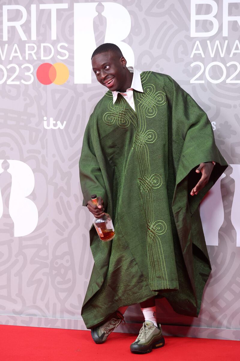 Contemporary artist Olaolu Slawn. AFP