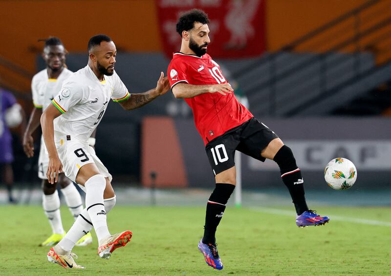 Egypt were held to a 2-2 draw by Ghana. AFP