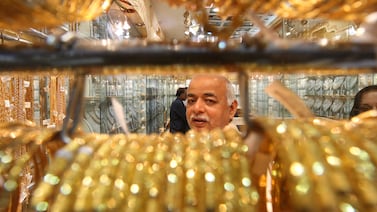 Gold prices have risen globally, crossing $2,400 an ounce last week, Pawan Singh / The National