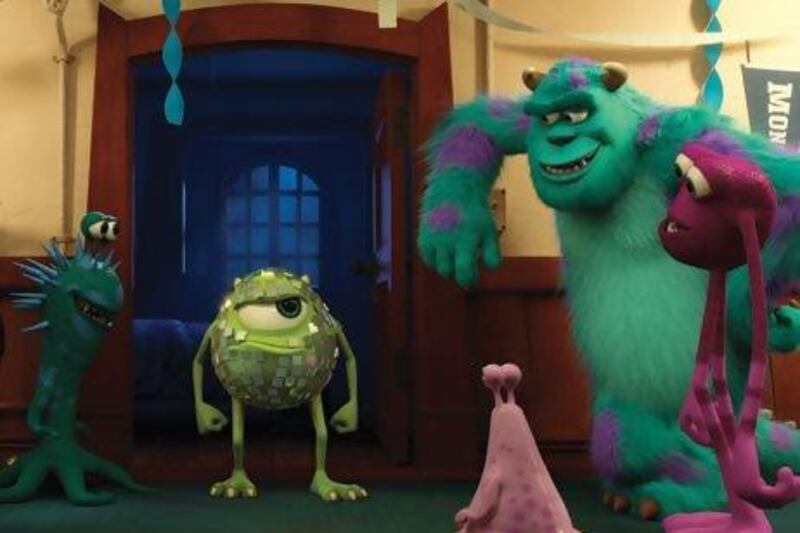 A scene from Monsters University. Courtesy Disney / Pixar