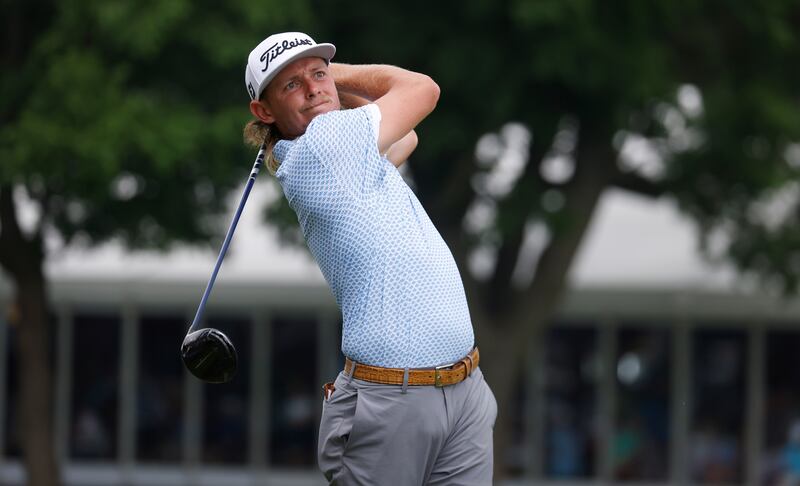 Cam Smith of Australia during the second round of the 2022 PGA Championship in Oklahoma. EPA