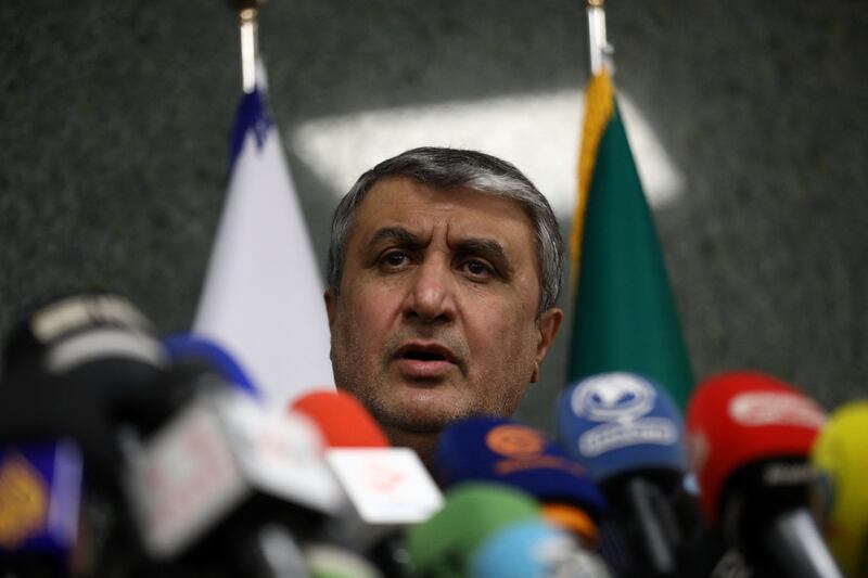 The head of Iran's Atomic Energy Organisation, Mohammad Eslami. Wana via Reuters