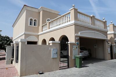 Rebecca Rees' home in Jumeirah Village Triangle in Dubai. Pawan Singh / The National    