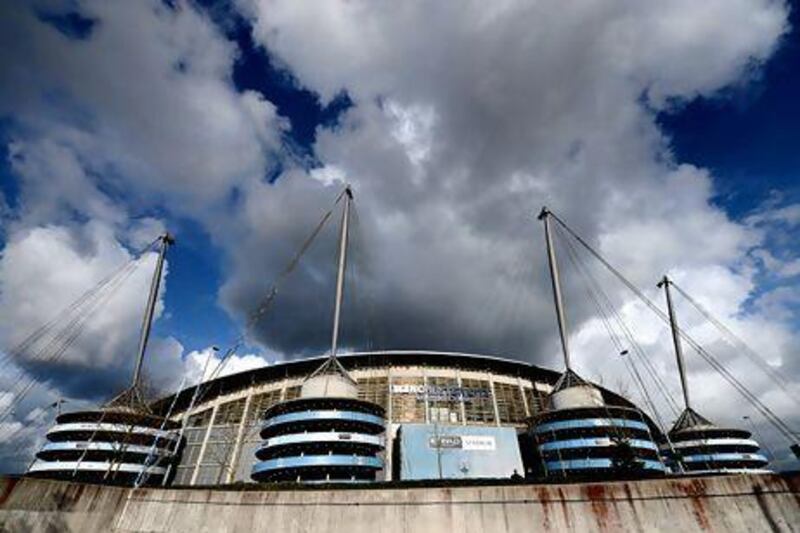 Property prices around Manchester City's Etihad Stadium have risen by 259 per cent over the past 10 years, according to a survey by the UK mortgage lender Halifax. Laurence Griffiths / Getty Images