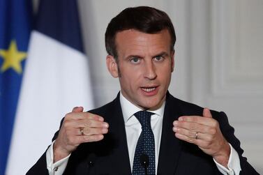 French President Emmanuel Macron. AFP