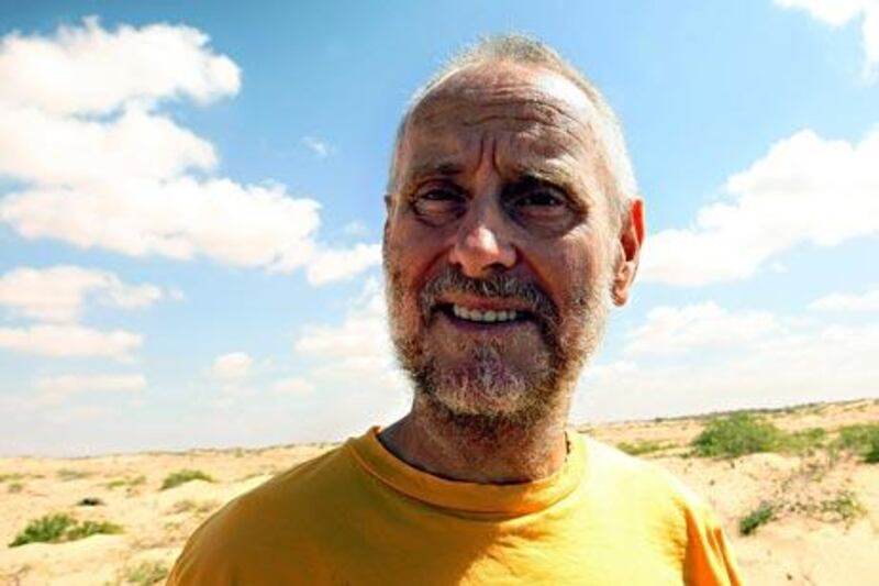 A photo made on January 28, 2010 shows Briton Paul Chandler at a location in central Somalia, where he is being held since he and his wife Rachel were kidnapped as they sailed their yacht, the Lynn Rival, in the Indian Ocean on October 23, 2009. Since they were captured by Somali pirates, the Chandlers were brought ashore and have been held in central Somalia.  A respected Somali doctor, Abdi Mohamed Helmi "Hangul," who was allowed to briefly examine the hostages on January 28 said both Paul and Rachel were sick and risked getting worse if no assistance was organized soon. The pair are being held in separate locations in rugged areas between the coastal village of Elhur and the small town of Amara, further inland.   AFP PHOTO/MOHAMED DAHIR