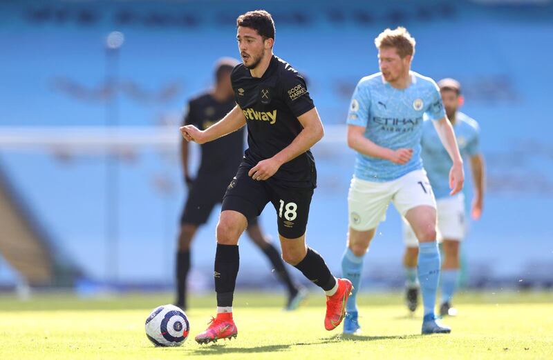 Pablo Fornals - 5: Started brightly with some probing passing and linked up well with Lingard and Antonio, only to fade somewhat. Dallied on ball after latched onto Torres misplaced pass. Subbed late on as had disappeared from the action. Getty