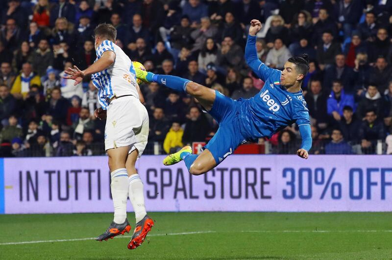 Lyon v Juventus, Wednesday, midnight: He was brought to Italy specifically to inspire Juventus into winning their first Champions League title since 1996, so these are the nights where Cristiano Ronaldo is expected to step up to the plate. The competition's all-time top scorer with 128 goals has not enjoyed the most prolific campaign so far in Europe, finding the net just twice. But the Portuguese is on a hot streak in Serie A - scoring in 11 consecutive matches - and Lyon, currently seventh in Ligue 1, should be the perfect opponents for him to dig out his Euro shooting boots. AP. PREDICTION: Lyon 0 Juventus 3