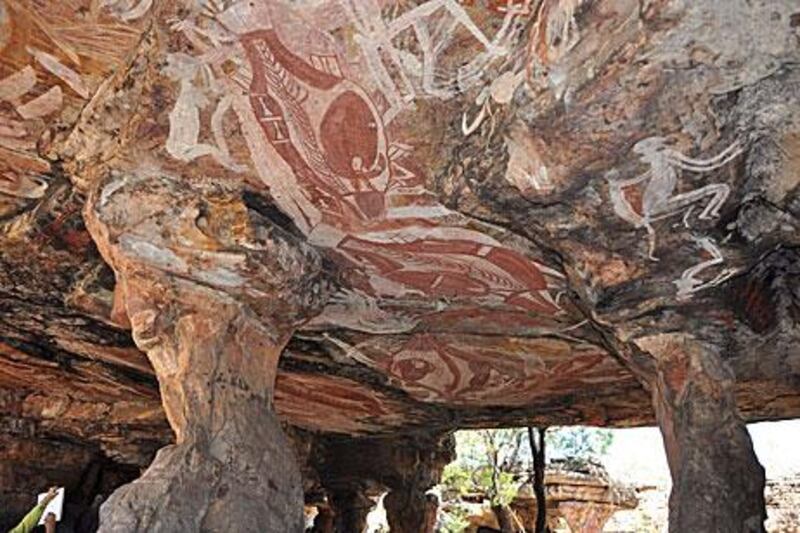 A fragment of charcoal rock art dated to 28,000 years ago has been found in Arnhem land in Australia’s Northern Territory.