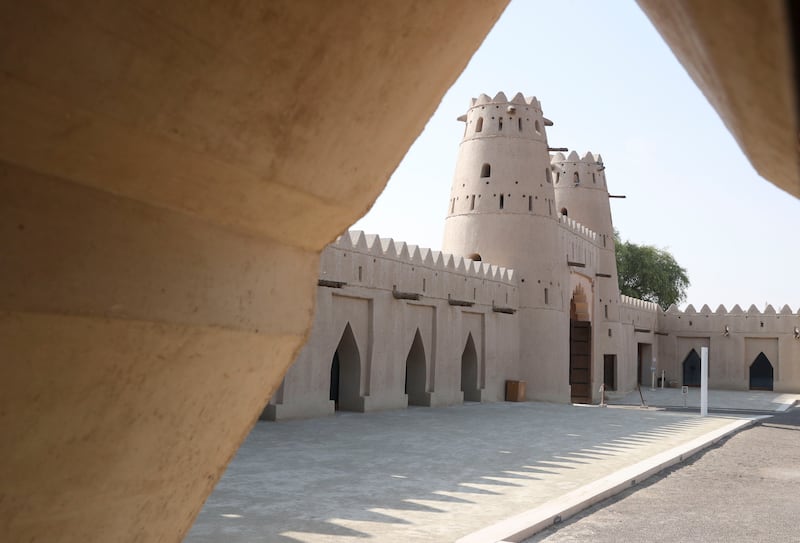 Al Jahili Fort, built in the 1890s to defend the city and protect precious palm groves, was turned into a museum in 2008. Khushnum Bhandari / The National