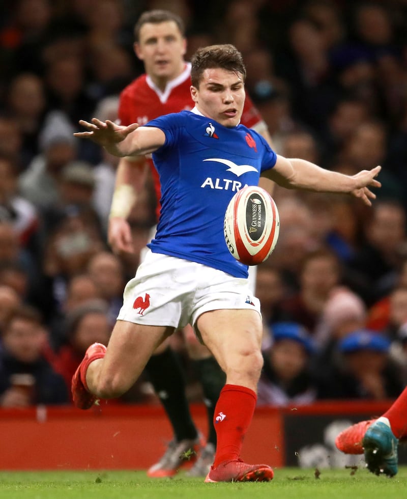 File photo dated 22-02-2020 of France's Antoine Dupont. Issue date: Thursday January 28, 2021. PA Photo. Some of rugby's finest talent will be on display during the 2021 Six Nations and with a Lions tour scheduled to take place this summer, there is an additional prize in players' sights. Here the PA news agency examines five stars who are expected to light up the competition. See PA story RUGBYU Six Nations Players. Photo credit should read Adam Davy/PA Wire.