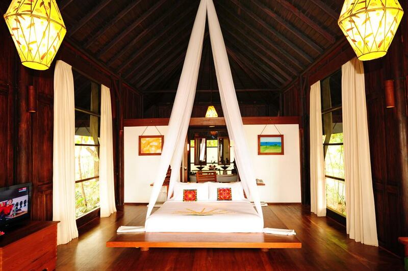 A room at the luxurious Villa Inle Resort & Spa. Courtesy Lightfoot Travel