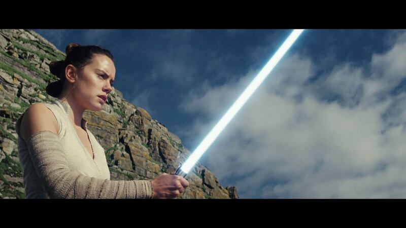 Still from the latest Star Wars: The Last Jedi trailer