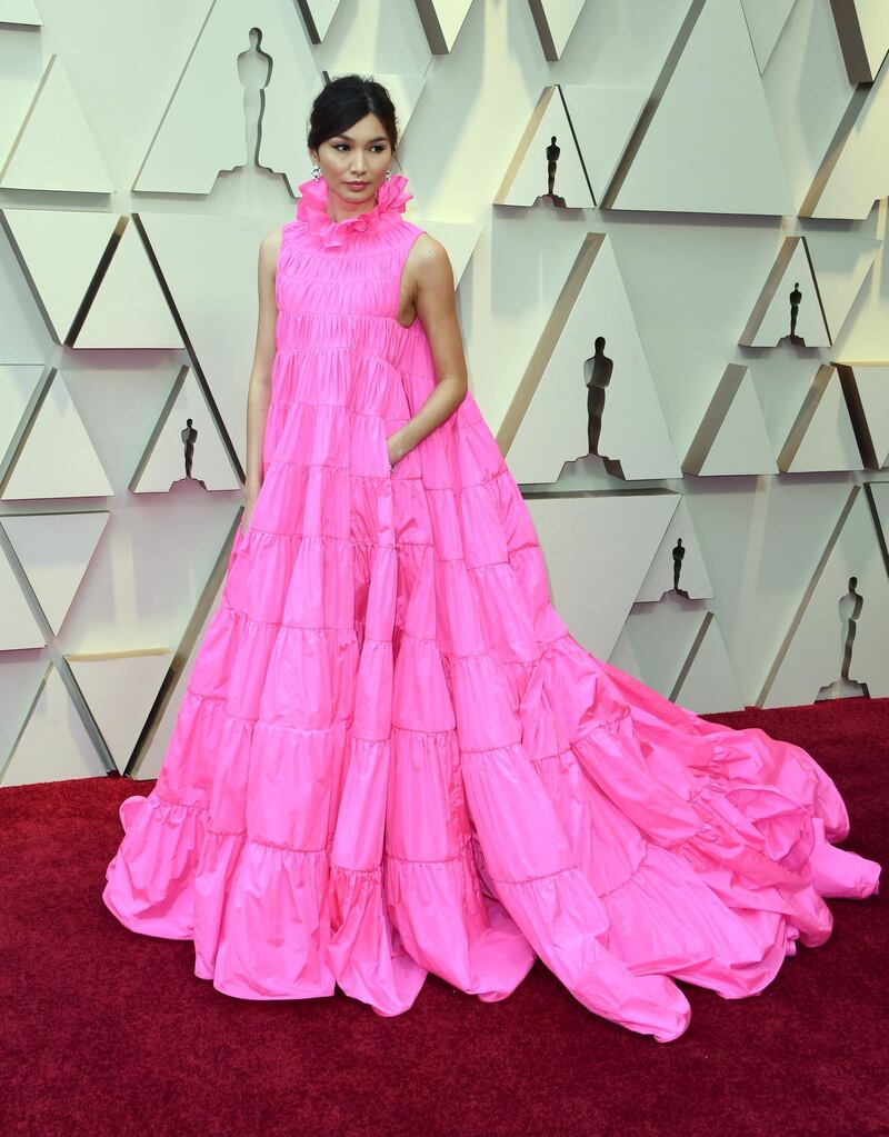 Actress Gemma Chan arrives for the 91st Annual Academy Awards at the Dolby Theatre in Hollywood, California on February 24, 2019. (Photo by Mark RALSTON / AFP)