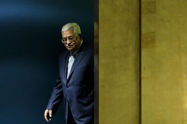 Palestine's President Mahmoud Abbas arrives to address the General Debate of the 73rd session of the General Assembly of the United Nations at United Nations Headquarters in New York, New York, USA, 27 September 2018. EPA